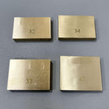 Maxbell Durable Electric Guitar Brass Block Instrument Repair Tool for Guitar Bridge 34mm