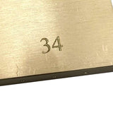 Maxbell Durable Electric Guitar Brass Block Instrument Repair Tool for Guitar Bridge 34mm