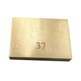 Maxbell Durable Electric Guitar Brass Block Instrument Repair Tool for Guitar Bridge 37mm