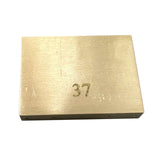 Maxbell Durable Electric Guitar Brass Block Instrument Repair Tool for Guitar Bridge 37mm