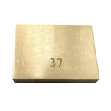 Maxbell Durable Electric Guitar Brass Block Instrument Repair Tool for Guitar Bridge 37mm