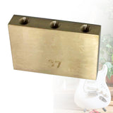 Maxbell Durable Electric Guitar Brass Block Instrument Repair Tool for Guitar Bridge 37mm
