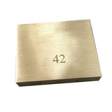 Maxbell Durable Electric Guitar Brass Block Instrument Repair Tool for Guitar Bridge 42mm