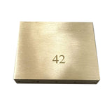 Maxbell Durable Electric Guitar Brass Block Instrument Repair Tool for Guitar Bridge 42mm