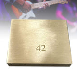 Maxbell Durable Electric Guitar Brass Block Instrument Repair Tool for Guitar Bridge 42mm