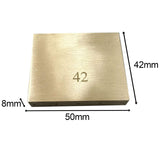 Maxbell Durable Electric Guitar Brass Block Instrument Repair Tool for Guitar Bridge 42mm