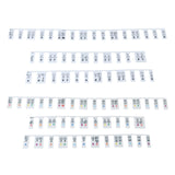 Maxbell 48" Piano Keyboard Stickers Big Letters Piano Keyboard Stickers for Kids Black