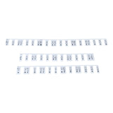 Maxbell 48" Piano Keyboard Stickers Big Letters Piano Keyboard Stickers for Kids Black
