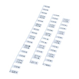 Maxbell 48" Piano Keyboard Stickers Big Letters Piano Keyboard Stickers for Kids Black