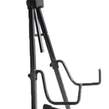 Maxbell Metal Cello Display Stand with Hook Foldable Professional Black Color Sturdy