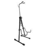 Maxbell Metal Cello Display Stand with Hook Foldable Professional Black Color Sturdy