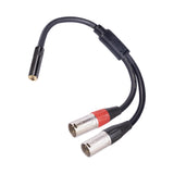 Maxbell Audio Cable Adapter Stereo Jack AUX Cable Converter Y Splitter for Home