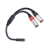 Maxbell Audio Cable Adapter Stereo Jack AUX Cable Converter Y Splitter for Home