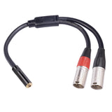 Maxbell Audio Cable Adapter Stereo Jack AUX Cable Converter Y Splitter for Home