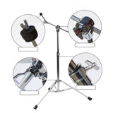 Maxbell Cymbal Stand Metal Foldable Dual Purpose for General Playing
