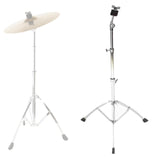 Maxbell Metal Cymbal Stand Adjustable Triangle Bracket Percussion Holder Mount
