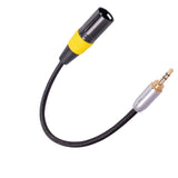Maxbell Audio Line Microphone Cord Adapter XLR Male 3 Pin for Cameras Speakers Style A