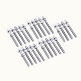 Maxbell 24 Pieces Drum Screws Drum Tension Rods Screw Rod Replacement Accessory