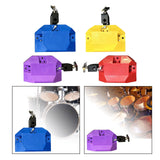 Maxbell Low High Pitched Cow Bell Adjustable Mount Bracket Noisemaker Block Blue