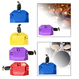 Maxbell Low High Pitched Cow Bell Adjustable Mount Bracket Noisemaker Block Blue