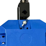 Maxbell Low High Pitched Cow Bell Adjustable Mount Bracket Noisemaker Block Blue