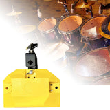 Maxbell Low High Pitched Cow Bell Adjustable Mount Bracket Noisemaker Block Yellow