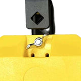 Maxbell Low High Pitched Cow Bell Adjustable Mount Bracket Noisemaker Block Yellow