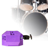 Maxbell Low High Pitched Cow Bell Adjustable Mount Bracket Noisemaker Block Violet