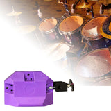 Maxbell Low High Pitched Cow Bell Adjustable Mount Bracket Noisemaker Block Violet