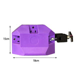 Maxbell Low High Pitched Cow Bell Adjustable Mount Bracket Noisemaker Block Violet