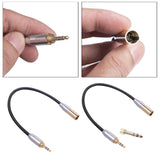 Maxbell Audio Connector Microphone Cord Adapter Converter Gold Plated for Headphones 3.5mm