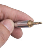Maxbell Audio Connector Microphone Cord Adapter Converter Gold Plated for Headphones 3.5mm