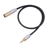 Maxbell Audio Connector Microphone Cord Adapter Converter Gold Plated for Headphones 3.5mm