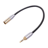 Maxbell Audio Connector Microphone Cord Adapter Converter Gold Plated for Headphones 3.5mm