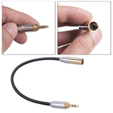 Maxbell Audio Connector Microphone Cord Adapter Converter Gold Plated for Headphones 3.5mm