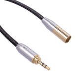 Maxbell Audio Connector Microphone Cord Adapter Converter Gold Plated for Headphones 3.5mm