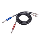 Maxbell 2 RCA Audio Interconnect Cable Audio Plug Adapter for Speaker 20cmx12cmx2cm