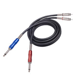 Maxbell 2 RCA Audio Interconnect Cable Audio Plug Adapter for Speaker 20cmx12cmx2cm