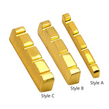 Maxbell Electric Guitar Nut Replacment Part Brass Top Nut for Electric Guitar Accs Style A