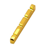 Maxbell Electric Guitar Nut Replacment Part Brass Top Nut for Electric Guitar Accs Style A