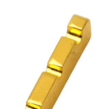 Maxbell Electric Guitar Nut Replacment Part Brass Top Nut for Electric Guitar Accs Style A