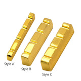 Maxbell Electric Guitar Nut Replacment Part Brass Top Nut for Electric Guitar Accs Style A