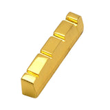 Maxbell Electric Guitar Nut Replacment Part Brass Top Nut for Electric Guitar Accs Style B