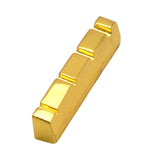 Maxbell Electric Guitar Nut Replacment Part Brass Top Nut for Electric Guitar Accs Style B