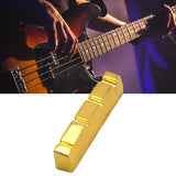 Maxbell Electric Guitar Nut Replacment Part Brass Top Nut for Electric Guitar Accs Style B