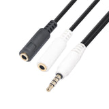 Maxbell Universal Headset Splitter Cable Durable for PC Audio Players Laptop