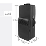 Maxbell Saxophone Case Lightweight Backpack with Shoulder Straps with Handle Durable for Alto Sax