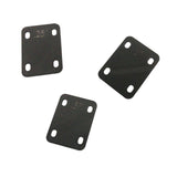 Maxbell 3x 4 Holes Neck Plate Gasket Replace Cushion Shim Durable for Bass Guitarist