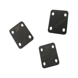 Maxbell 3x 4 Holes Neck Plate Gasket Replace Cushion Shim Durable for Bass Guitarist