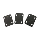 Maxbell 3x 4 Holes Neck Plate Gasket Replace Cushion Shim Durable for Bass Guitarist